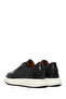 حذاء رياضي رجالي من الجلد الأسود ذو نعل سميك ونمط مميز 26SFD603214 - 6