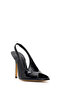 Women's Black High Stiletto Heel U Patent Leather D Leather Shoes 26Sfd121516 - 8
