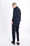 Tesettür Karya Lycra Women's Nurse and Doctor Uniform Scrubs Set - Navy Blue - 2