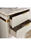 Etna Chest Of 5 Drawer - Grey High Gloss - 3