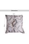Ismeria Printed Filled Cushion 50x50cm-beige - 6