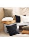 Kellan Linen Embroidery Down Feel Filled Cushion 50x50cm -ivory - 4