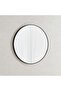 Stanley Metal Wall Mirror Dia 80cm - Black - 4