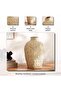 Levo Ceramic Vase 25x25x37.2cm - Brown - 5