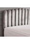 ANNA QUEEN BED VELVET GREY 160X200 CM - 3