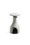 Craisal End Table Marble - White & Black - 3
