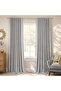 Bennett Blackout Curtain Pair 135x240cm-grey