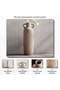 Miu Stoneware Vase With Two Handle 20.5x19x59cm - Light Brown - 6