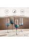 Lona 4-piece Flute Glass Set 225ml -blue - 5