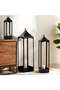 Mahina Metal Arc Lantern 15x15x56cm - Black - 3