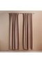 Miranda Faux Linen 2 Piece Curtain set 130x240cm - Linen - 4