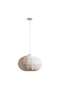 Henley E27 Rattan Pendant Lamp 60.5x40cm - White Wash - 3