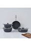 Ozo 7-piece Cookware Set - Grey - 4