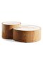Oro Set Of 2 Coffee Table Sintered Stone Top Natural - 5