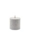 Auralite Led Real Wax Mottled Pillar Candle Dia10x10cm - Beige - 4
