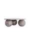 Marche Coffeee Table Round Marble - Beige Brown - 4