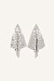 Women's Gold Color Earrings H8634Axns - 2