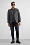Black Regular Mono Collar Pocket 4 Drop Classic Jacket - 4