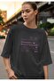 Apparel Digital Printing Black and White Oversize Unisex T-Shirt - 3