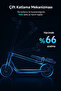 V25i Pro 600 Watt 25 Km Menzil Elektrikli Scooter Siyah - 5
