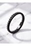 Hematite Natural Stone Leather Men's Premium Gift Bracelet 01855 - 5