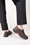 D25Ka 3480 Brown Genuine Leather Women's Shoes - 2
