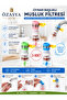 3 PCS Stone Faucet Head with Movable Head and Propeller