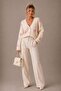 Women's Heart Patterned Oversized Cardigan - 3