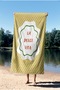 Yellow Blue Polka Dot La Dolce Vita Printed Beach and Pool Towel 75X150 - 2