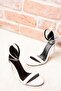White Women's Heeled Shoes B922112609 - 4