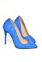 Cobalt Blue Women's Heeled Shoes 8922151902 - 6