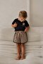 Patterned T-Shirt and Shorts Set 1-7 Years Black
