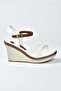 White Women's Wedge Heeled Shoes 9674040209 - 2