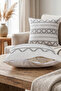 Punch Throw Pillow Cover 2 Pieces Embroidered 43X43Cm Decorative Embroidered Pillowcase Set Nordic Bohemian Pa - 2