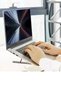 Metal Stand Adjustable Black Color Laptop Stand Tablet Holder with Wrist Support Mousen Pad - 3