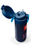 Kids Navy Blue Little Dude Printed Steel Thermos with Straw and Direct Drinking Cap 500 ml 38119 - 2