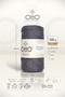 Coco • Smoked • 5-Pack × 100 Gr / 125 m • 2 mm • Glitter, Cotton Thread • Bag, Accessories - 2