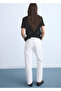 Mid-waist straight cut jeans - 4