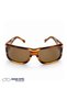 Women's Brown Patterned Bone Polarized Sunglasses Cs045 C16 - 3