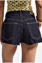 شورت دينيم نسائي من نوع Indigo Selvedge 7s6-50 - 6