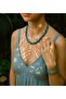 Agate Evil Eye Protection Peace and Balance Necklace Bracelet Set - 6