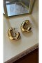 Vintage Bombshell Hoop Earrings - 3
