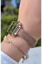 Daniel Klein Small Square New Season Women's Watch with Bracelet and Gift - 4