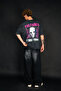 Vultures Printed Oversized Unisex Washable Black Tshirt - 3