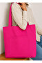 Pink Zippered Women's Bag - Hand and Shoulder Cloth, Custom Made and Creation - 3