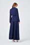 Women's Sequin Embroidered Belt Detailed 3-Piece Set Navy Blue 31375 - 6