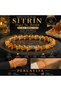 Perlavita Citrine Natural Stone Bracelet 8mm - Daily Jewelry and Gift