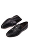 4866 Men's Genuine Leather Daily Printed Leather Ballerina Shoes - 4