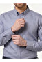 The Urban Essential – Grey Non-Iron Oxford Shirt with Sleek Texture, Slim Fit - 5
