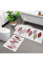 Digital Printed Non-Slip Sole 2-Piece Bathroom Mat Set 40 x 60 - 60 x 100 VCH - 2